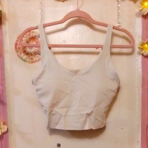 Lemedy (8) Longline Crop Tank Sport Bra Top